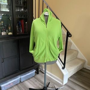 REI Fleece Hoodie - Lime Green